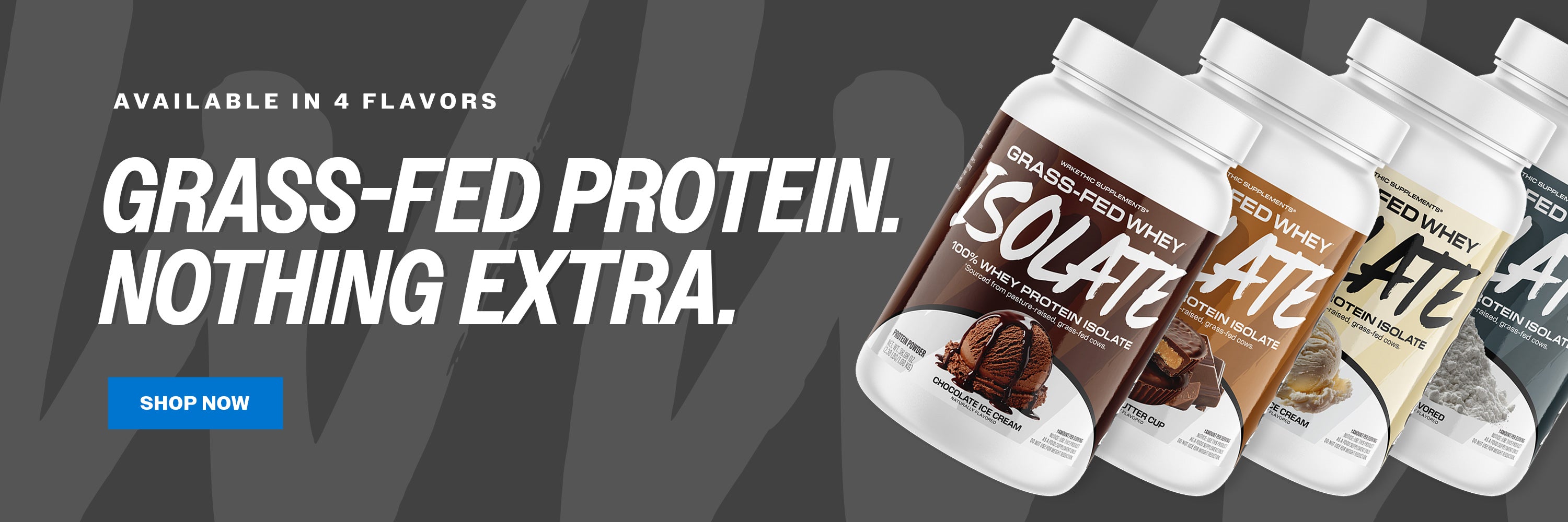 WRKETHIC Grass-Fed Whey Protein Isolate
